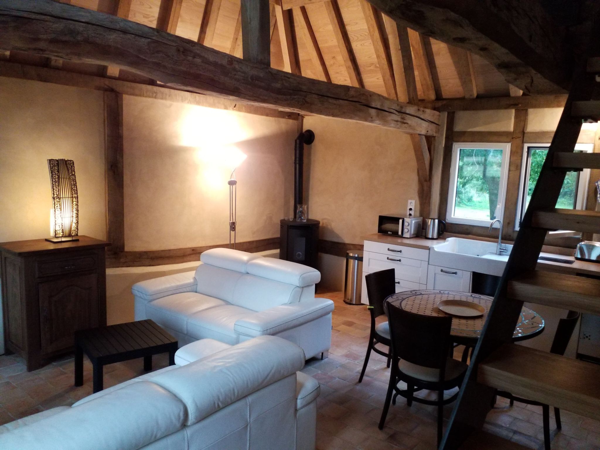 Neues normannisches Ferienhaus mit Charme die Kastanienbäume-Binnen