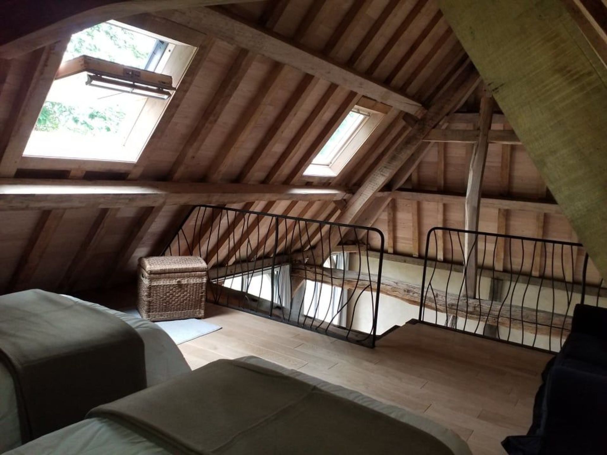 Neues normannisches Ferienhaus mit Charme die Kastanienbäume-Binnen