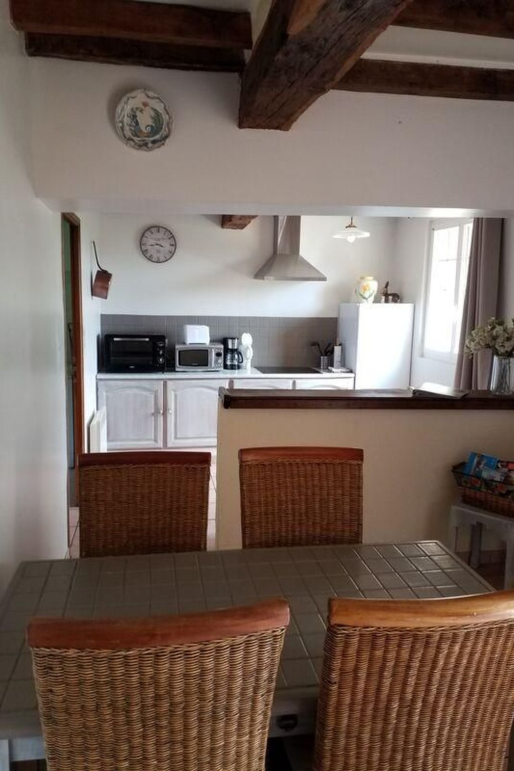 Normannisches Ferienhaus mit Charme les châtaigniers 1 Zimmer-Binnen