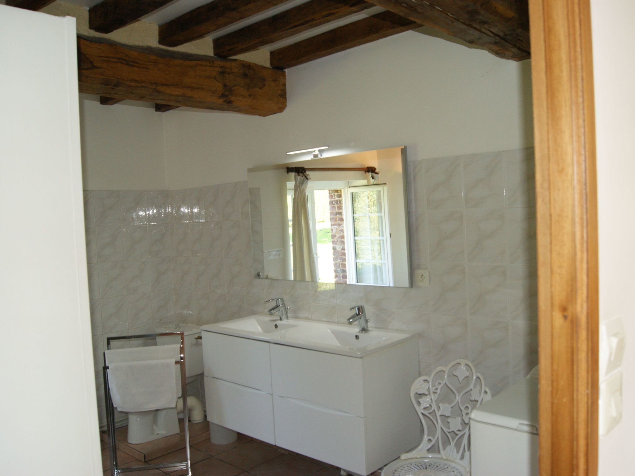 Normannisches Ferienhaus mit Charme les châtaigniers 1 Zimmer-Binnen