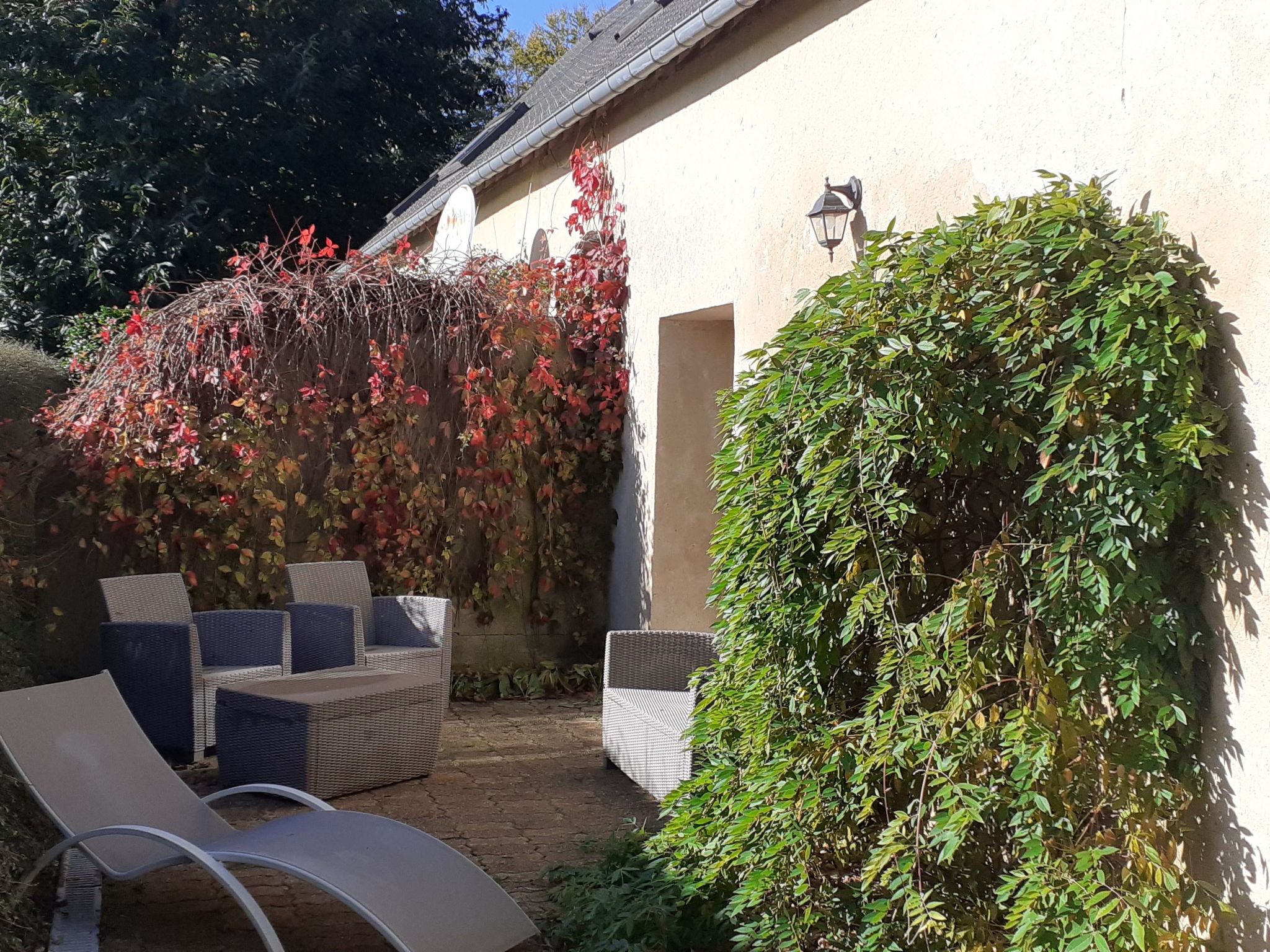 Normannisches Ferienhaus mit Charme les châtaigniers 1 Zimmer-Binnen