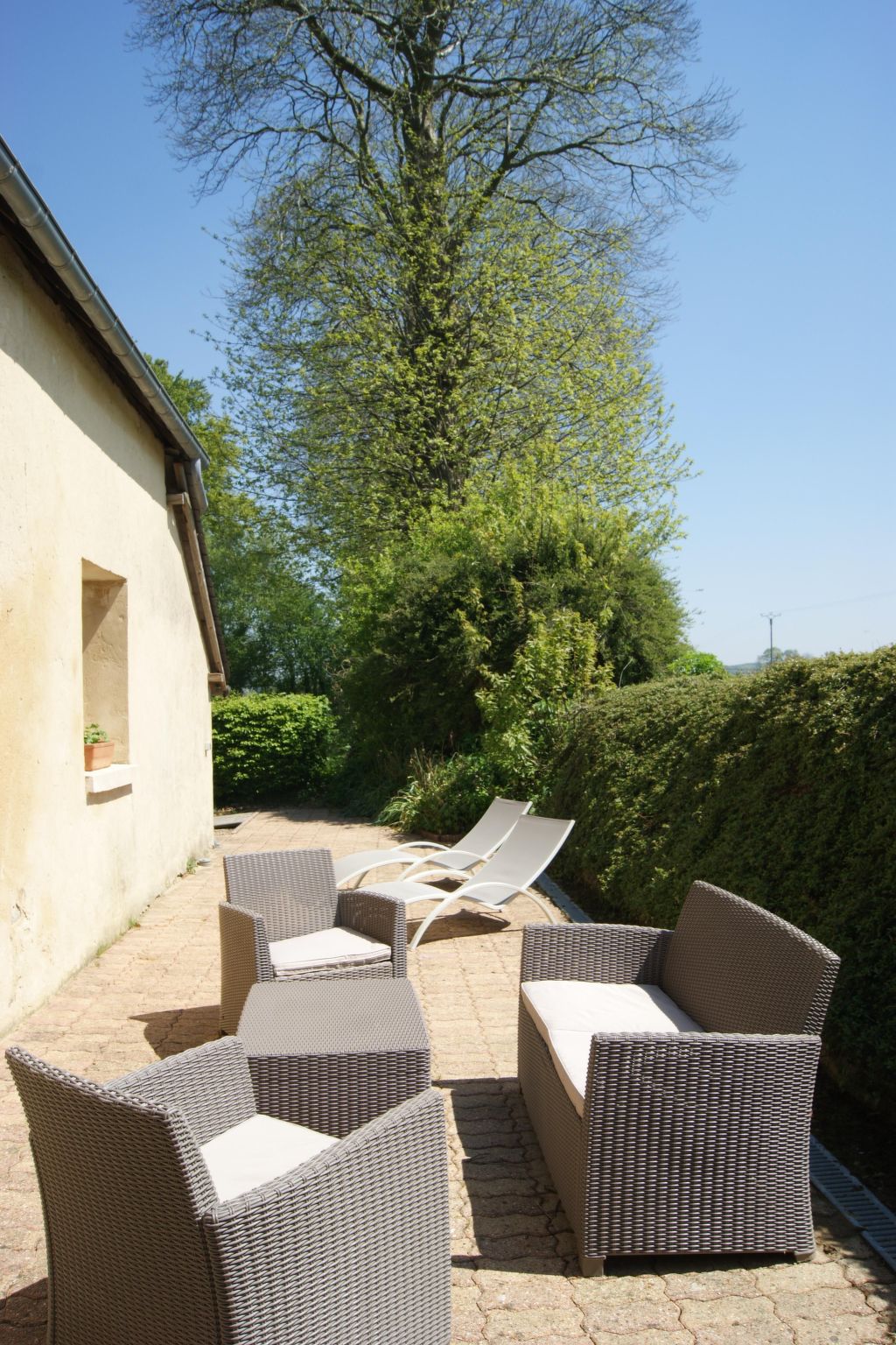 Normannisches Ferienhaus mit Charme les châtaigniers 1 Zimmer-Binnen