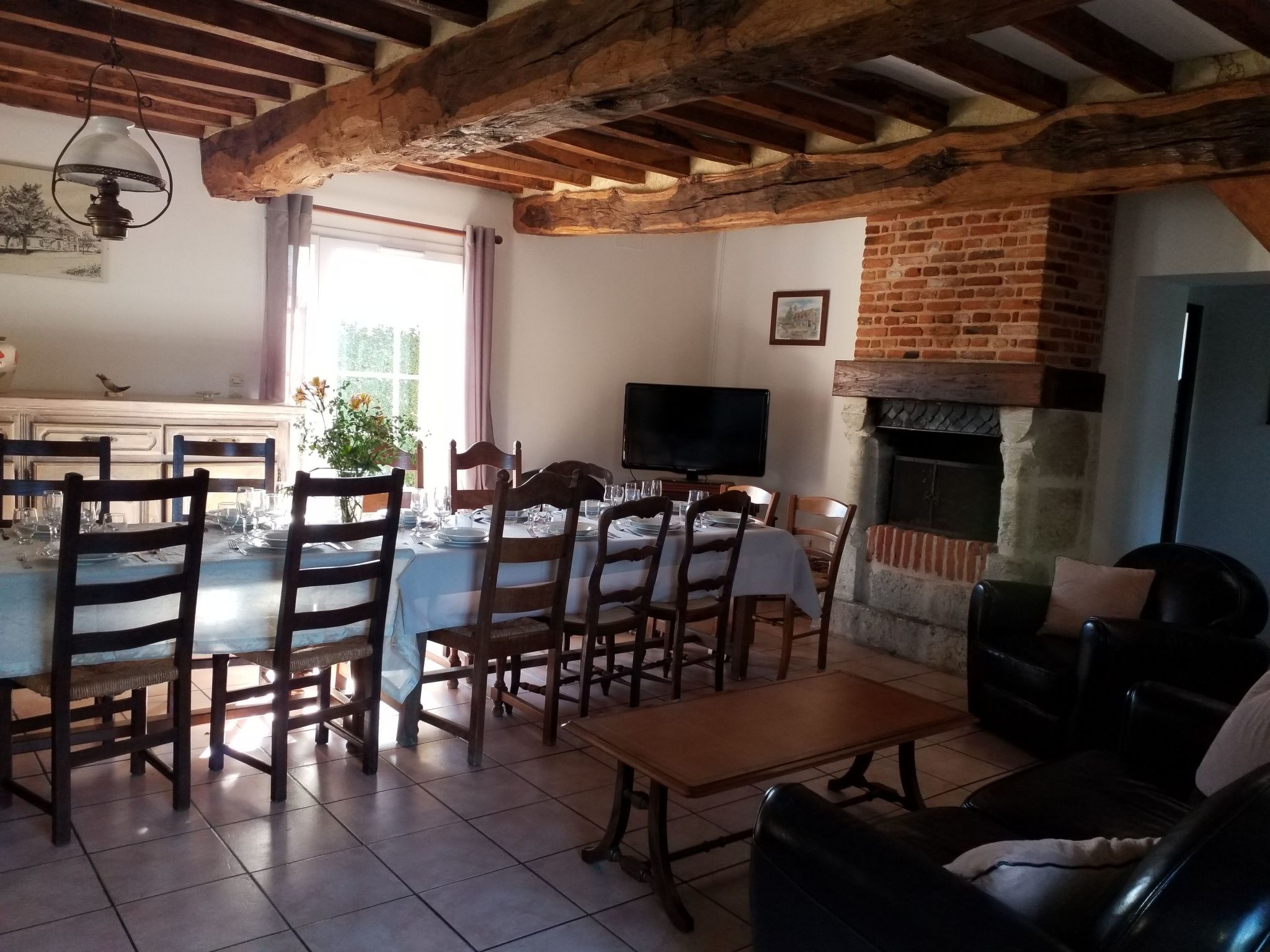 Charmante normannische Ferienwohnung les chataigniers 3 Zimmer-Binnen