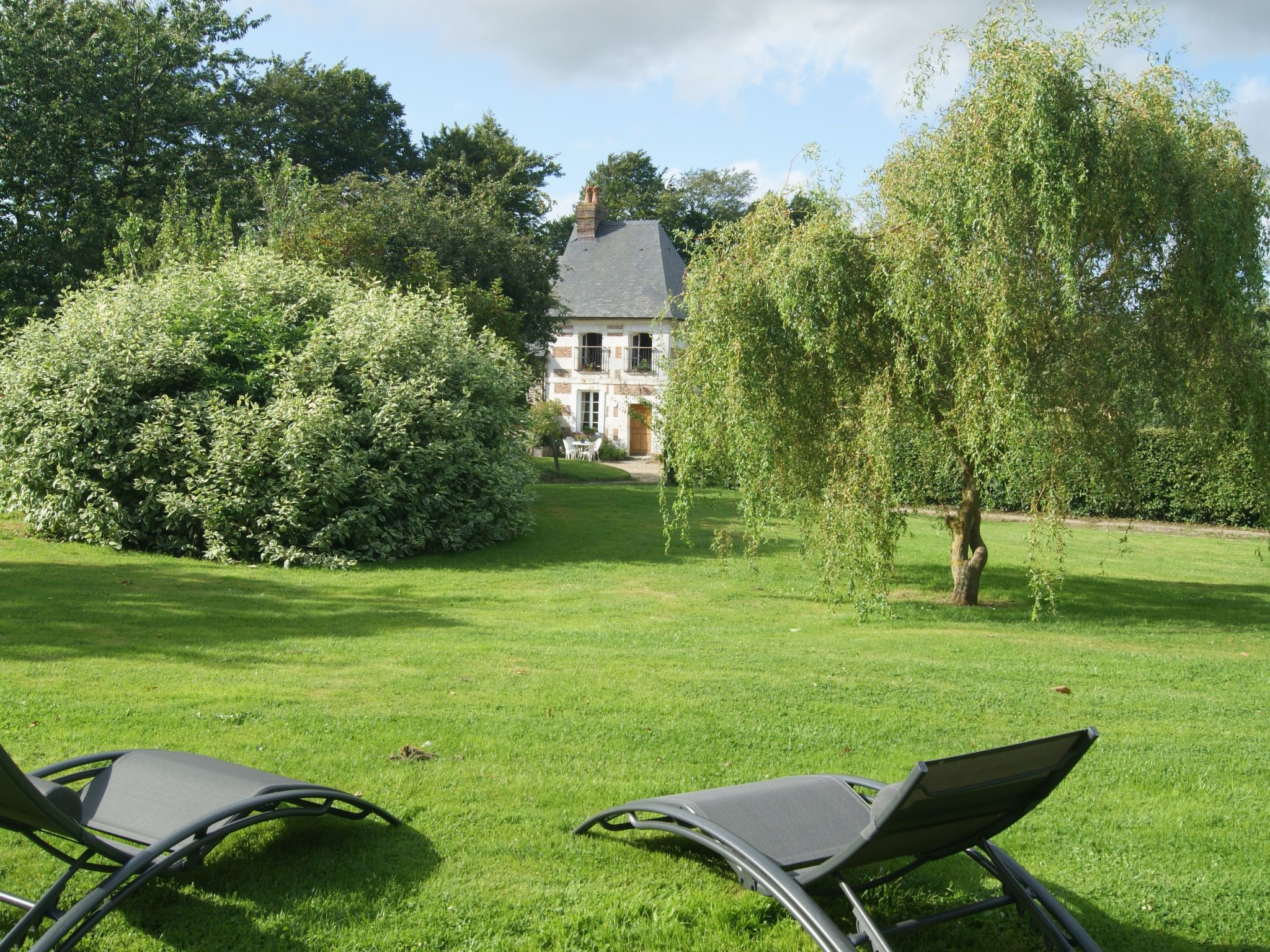 Charmante normannische Ferienwohnung les chataigniers 3 Zimmer-Binnen