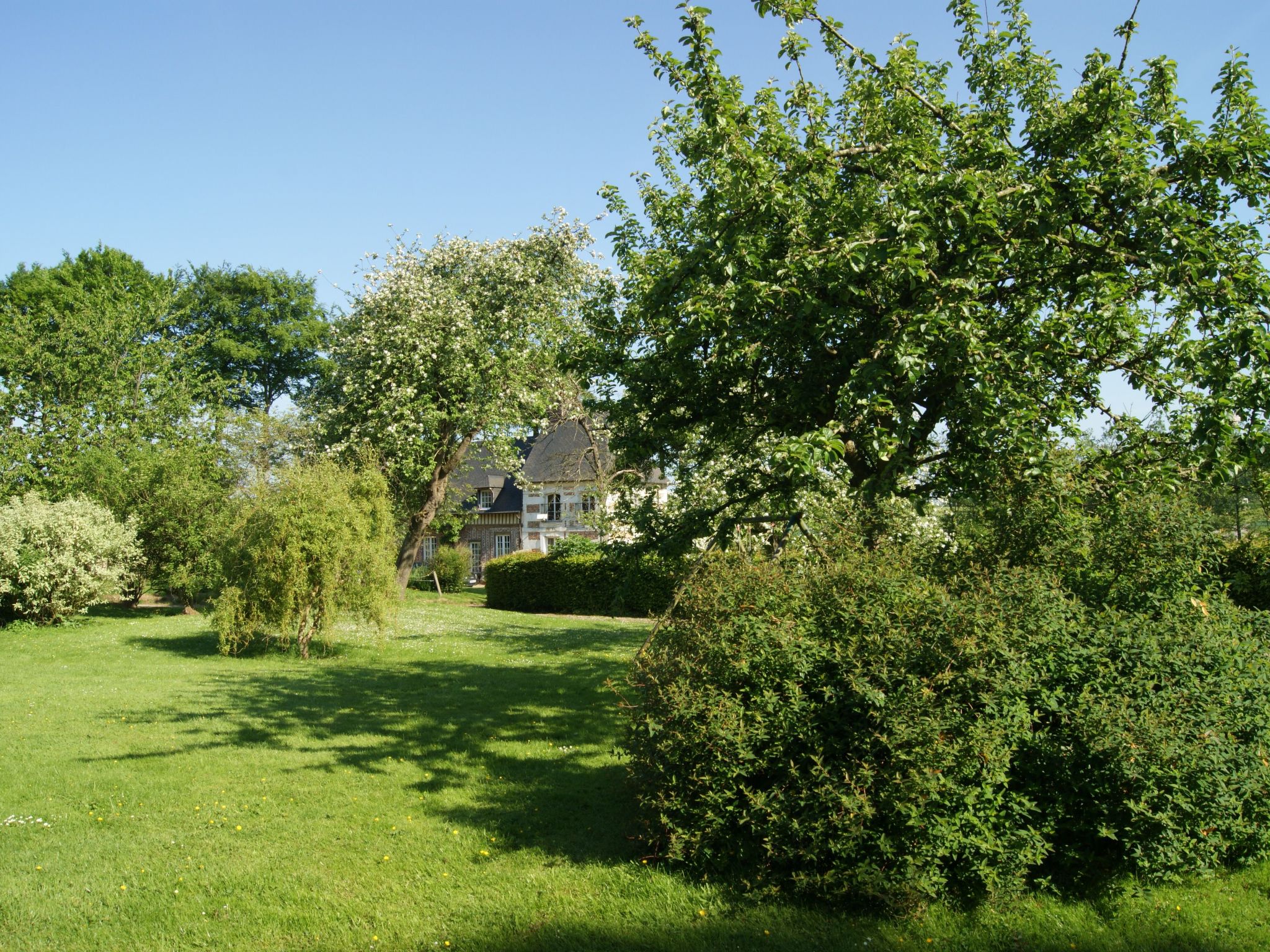 Charmante normannische Ferienwohnung les chataigniers 3 Zimmer-Binnen