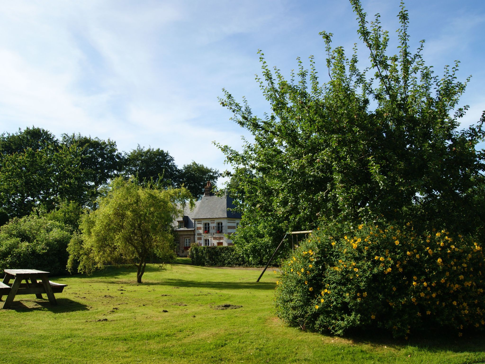 Charmante normannische Ferienwohnung les chataigniers 3 Zimmer-Binnen