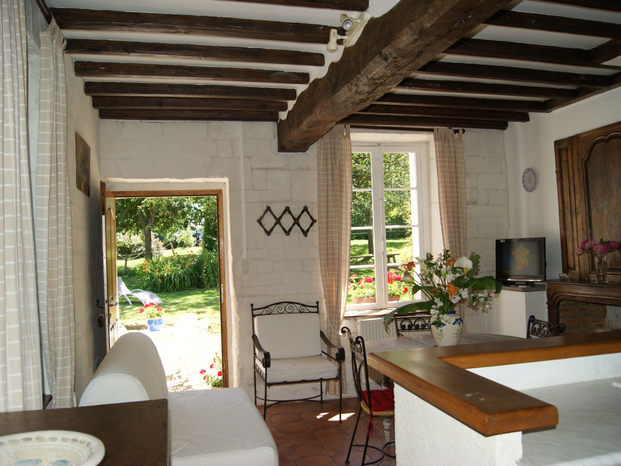 Charmante normannische Ferienwohnung Les chataigniers 2 Zimmer-Binnen