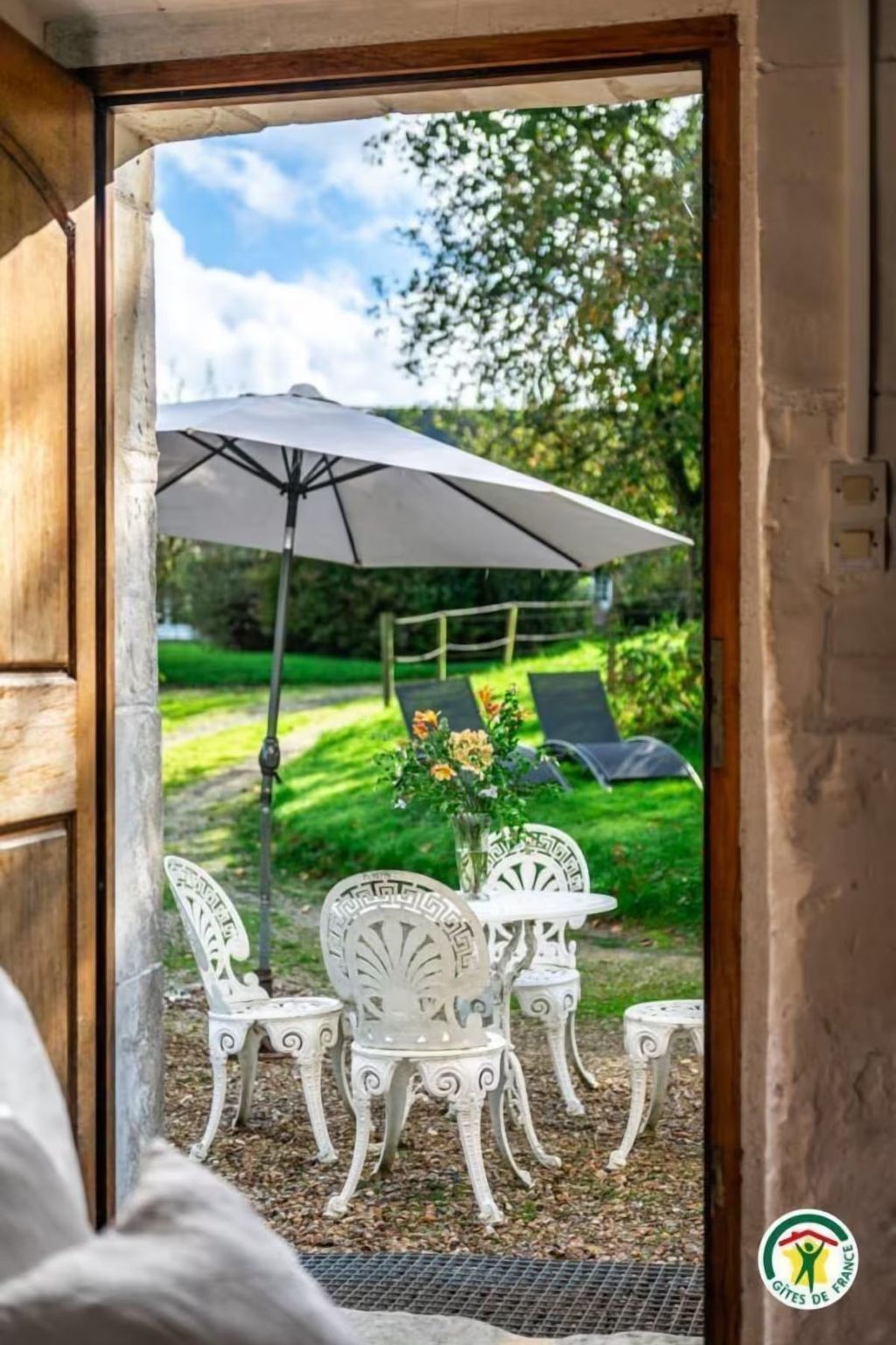 Charmante normannische Ferienwohnung Les chataigniers 2 Zimmer-Binnen