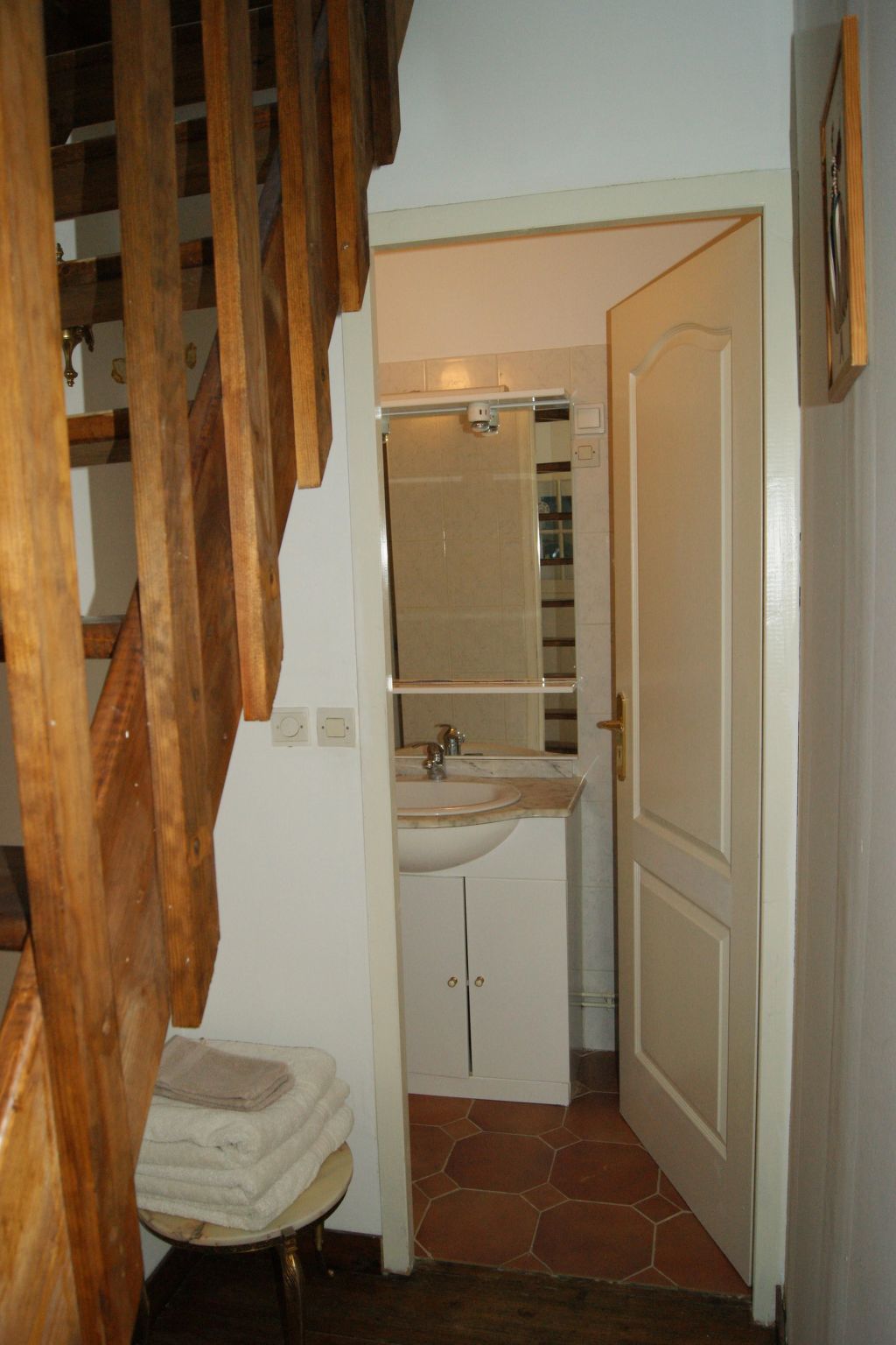 Charmante normannische Ferienwohnung Les chataigniers 2 Zimmer-Binnen