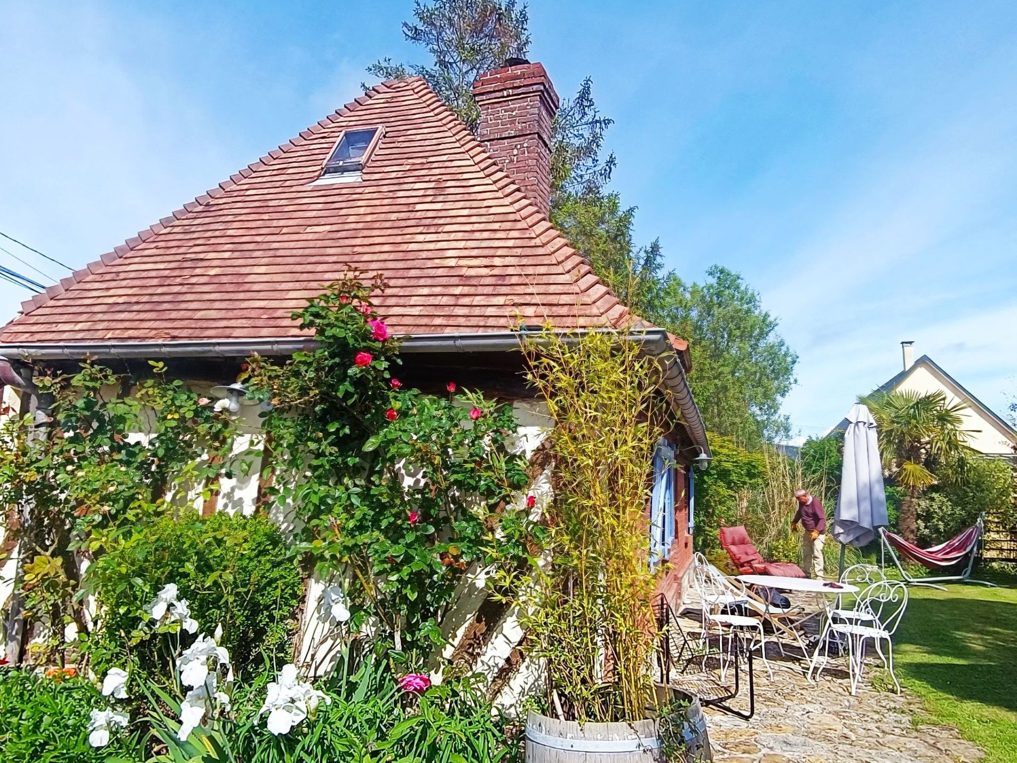 Fachwerkhaus "La Longère" Escapade Normande-Binnen
