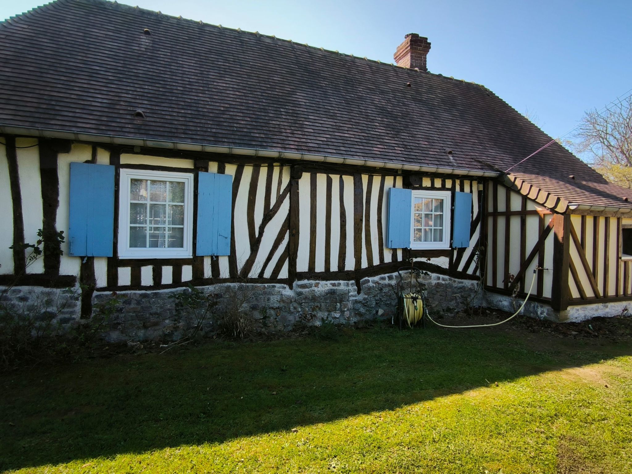 Fachwerkhaus "La Longère" Escapade Normande-Binnen