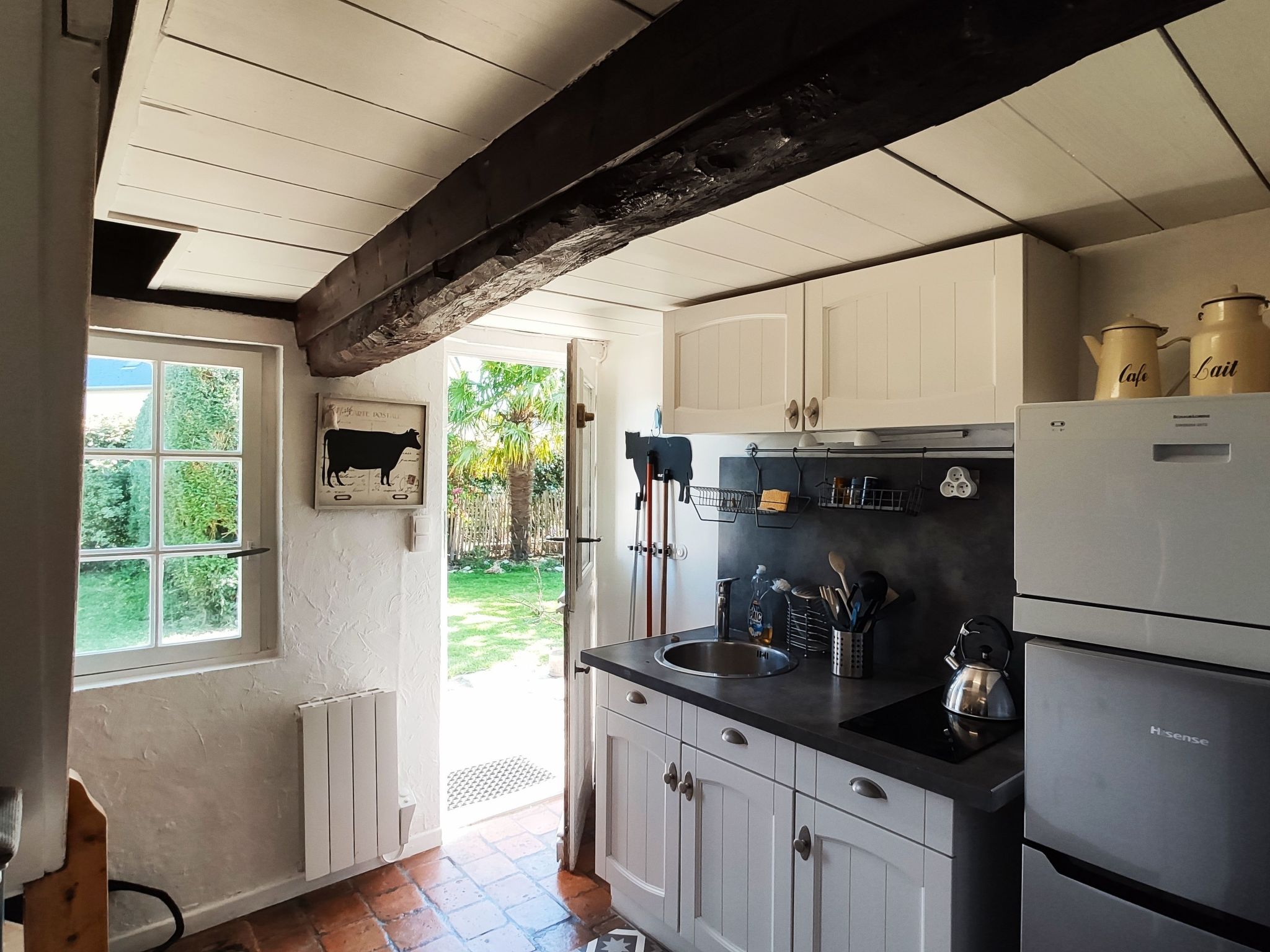 Fachwerkhaus "La Longère" Escapade Normande-Binnen