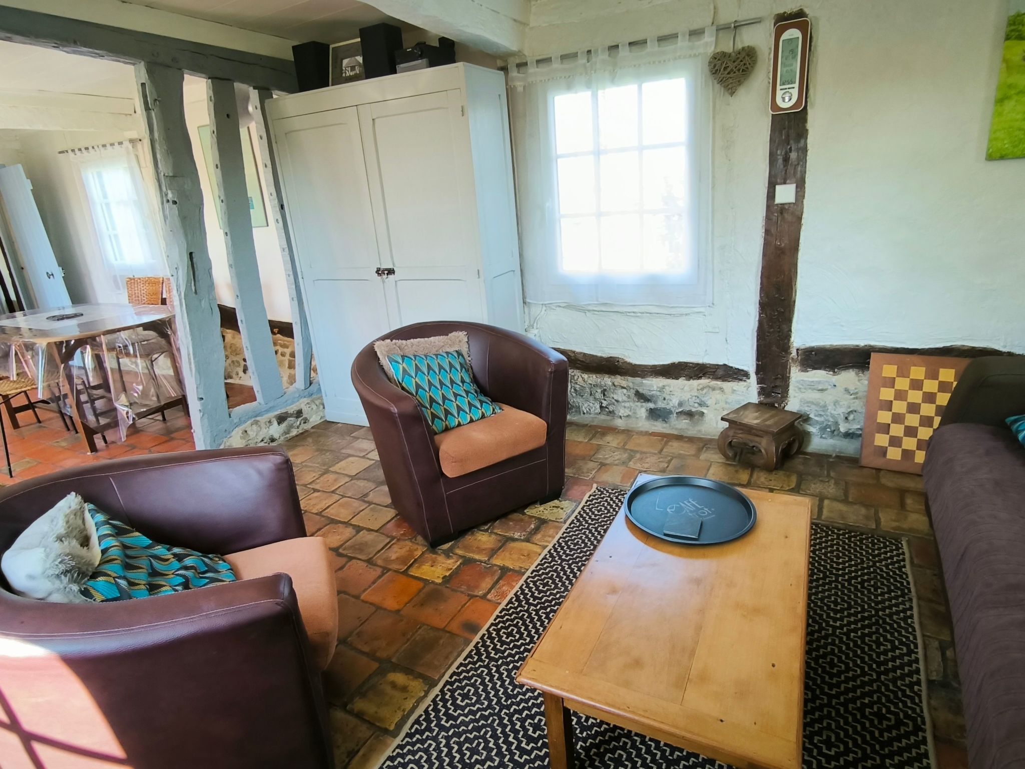 Fachwerkhaus "La Longère" Escapade Normande-Binnen