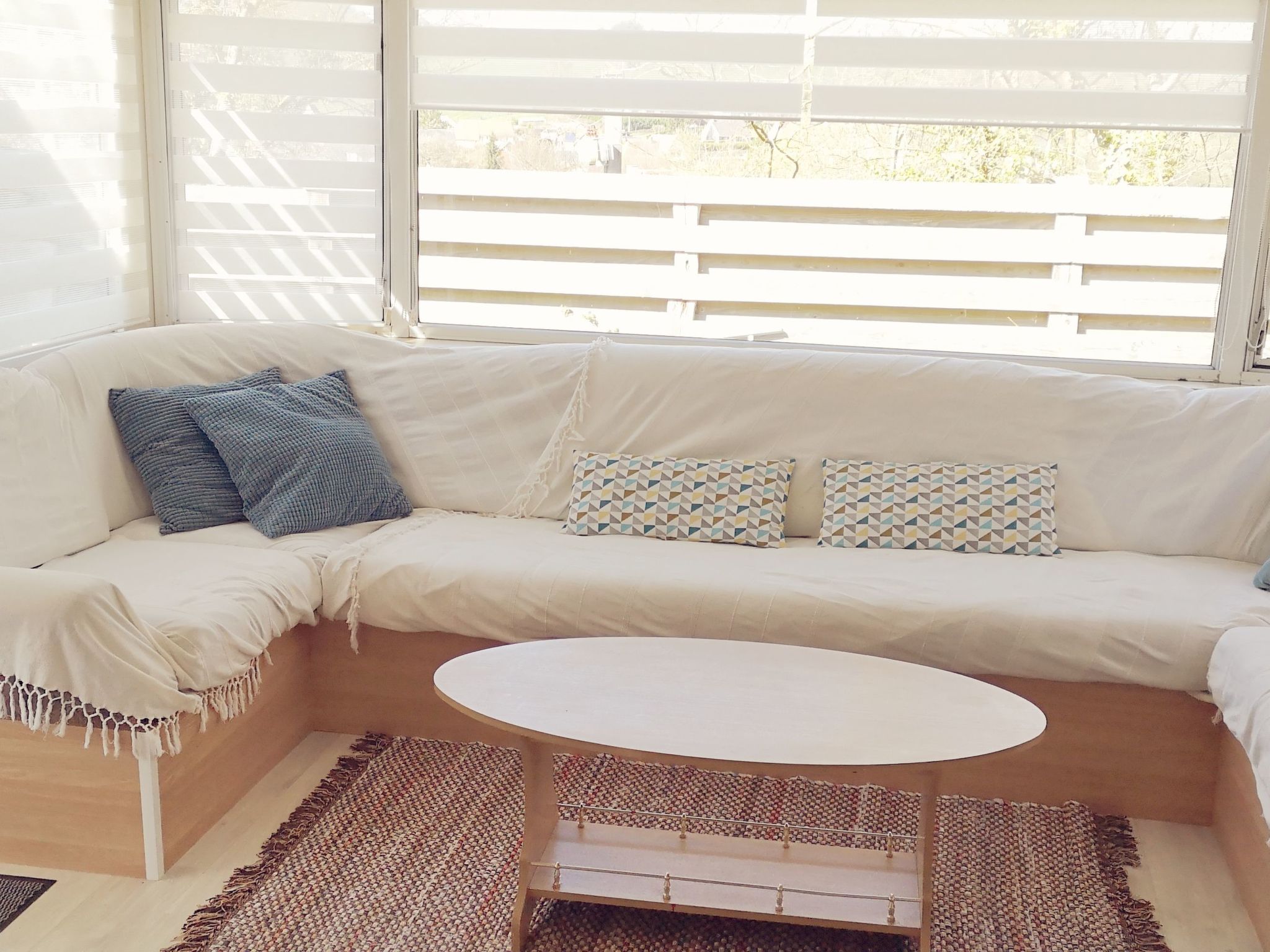 Mobilheim mit privatem Premium-Jacuzzi-Binnen