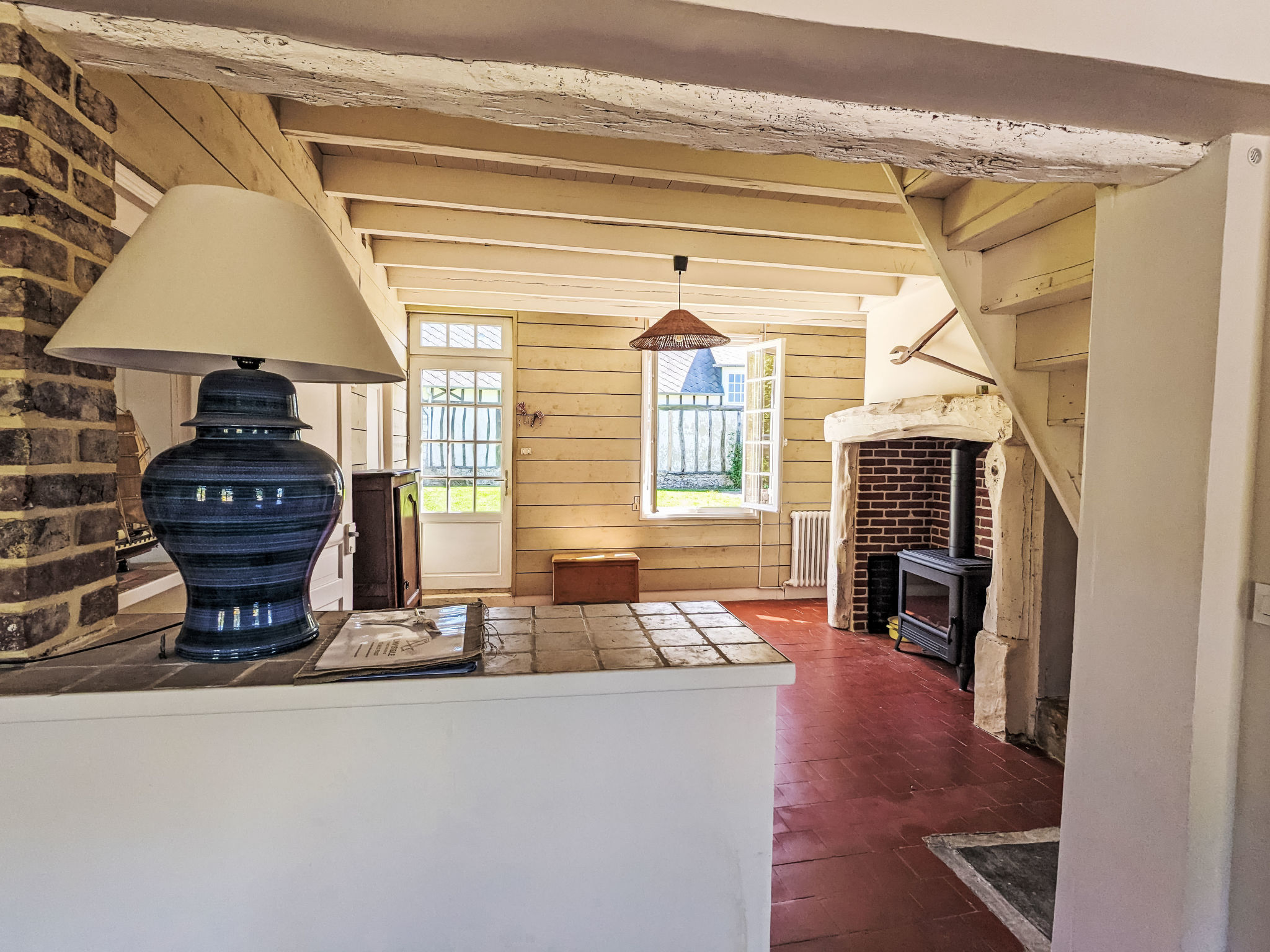 L'épic'cri, normannisches Haus an der Küste