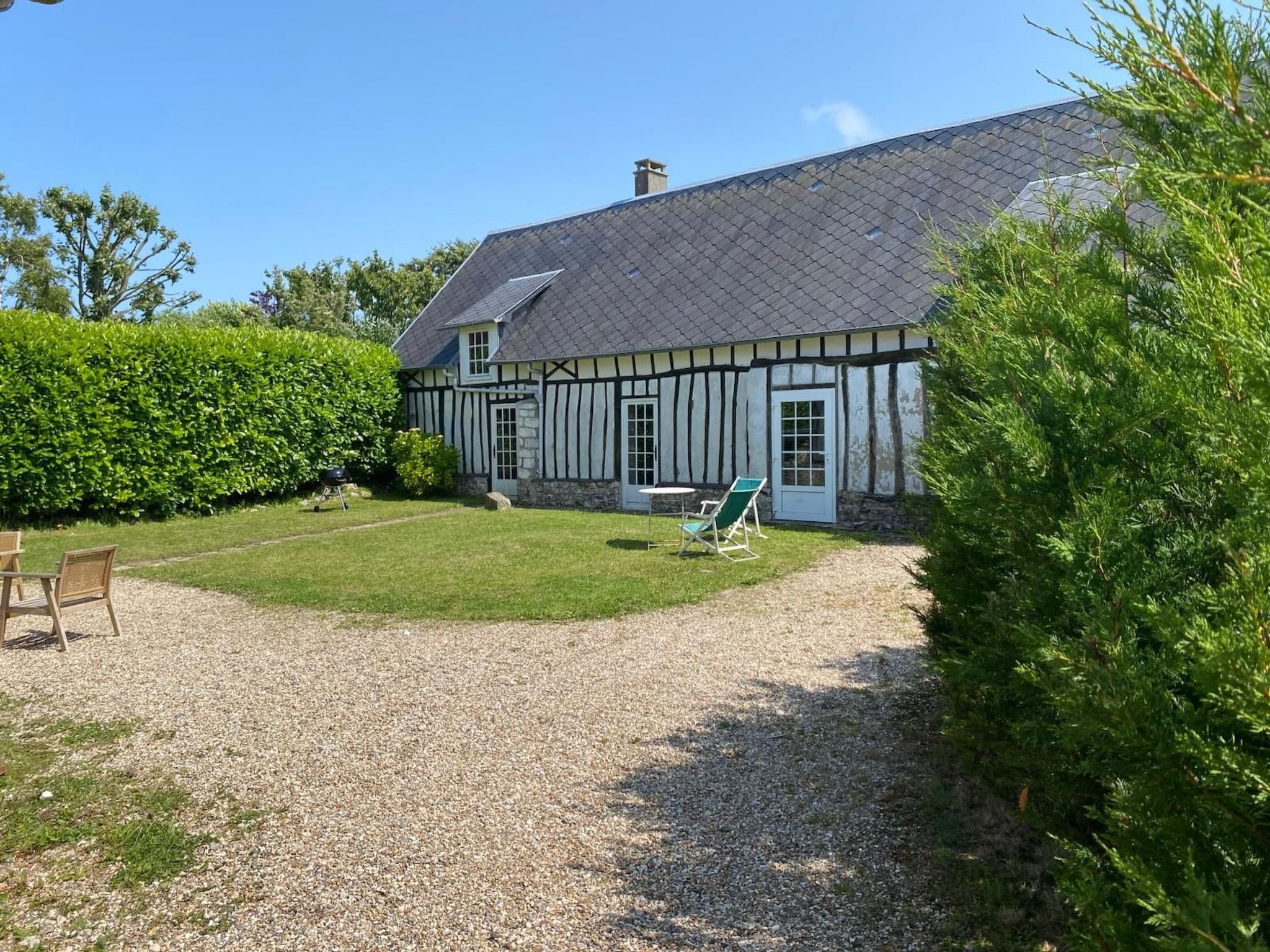 L'épic'cri, normannisches Haus an der Küste - Buiten