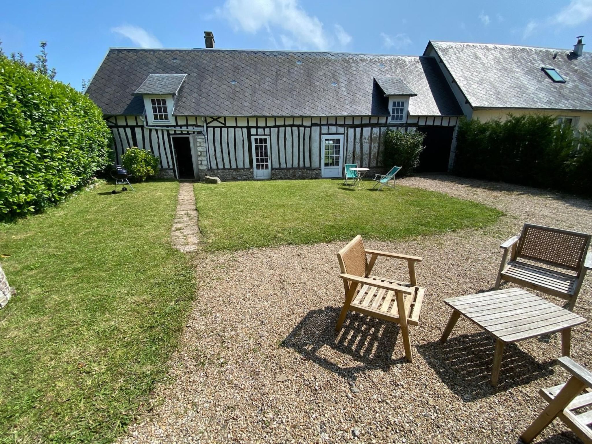 L'épic'cri, normannisches Haus an der Küste - Buiten