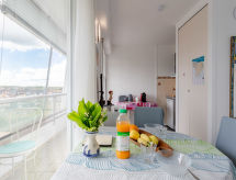 Studio Les Marinas: knus verblijf op 50 meter van het strand in Courseulles - thumbnail 4
