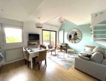 Licht appartement op 400 meter van het strand van Deauville - thumbnail 1