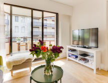 Le Fairway: Appartement aan zee en golf in Deauville, 400m van strand - thumbnail 6