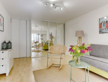 Le Fairway: Appartement aan zee en golf in Deauville, 400m van strand - thumbnail 3