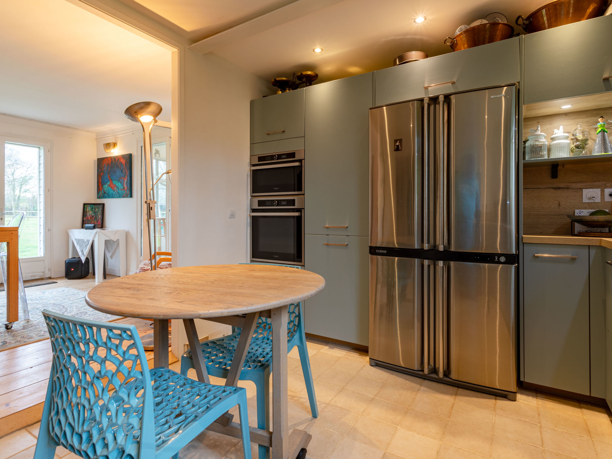 La maison du cavalier bleu-Inside