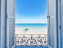Appartement Cabourg: 20 meter van het strand, charmant en compleet - thumbnail 1