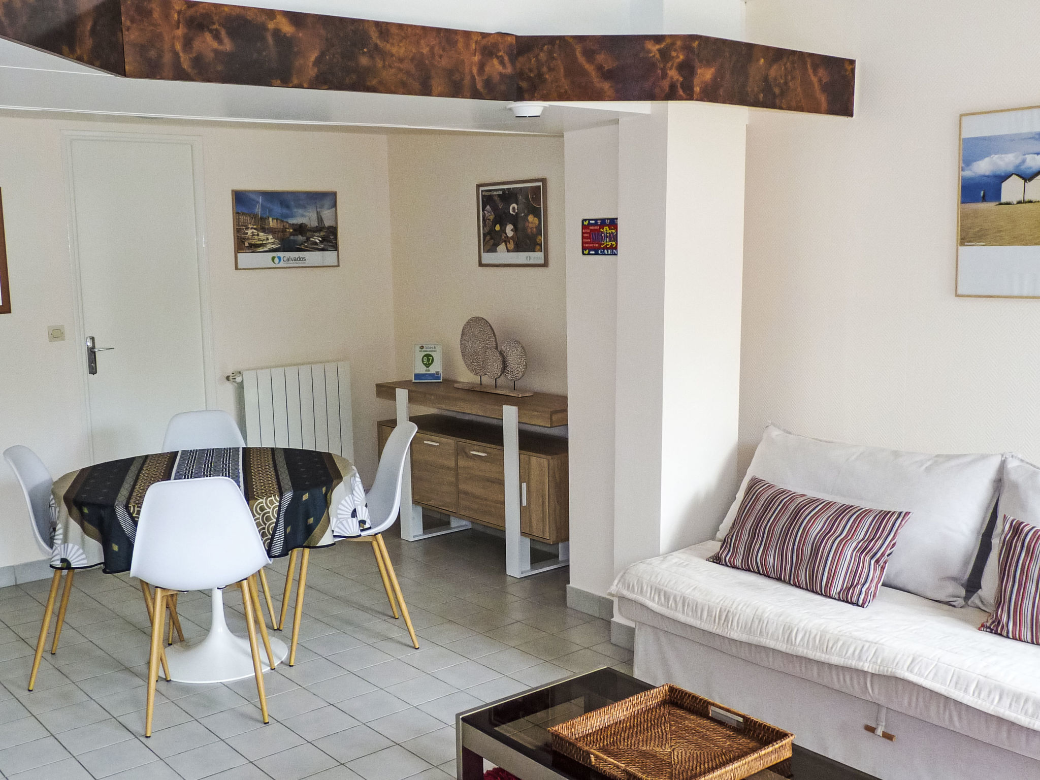 Wohnung "Le Caducée" mit Terrasse - Binnen