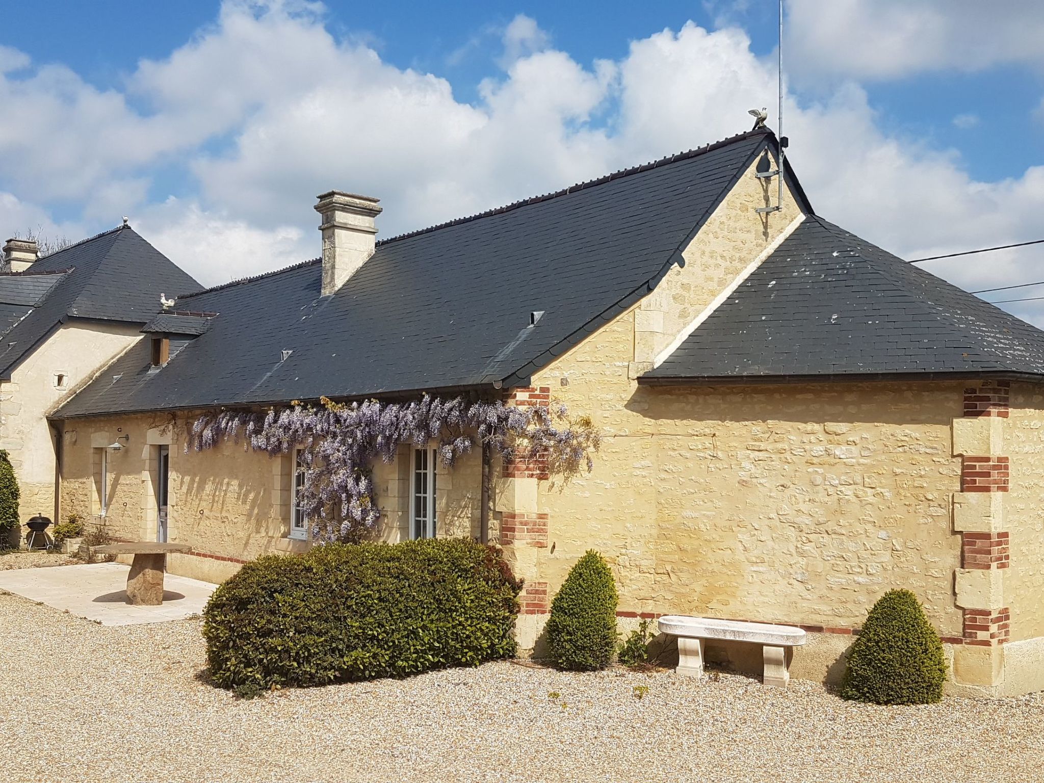 Le domaine des roseraies, Unterkunft Maupassant-Binnen