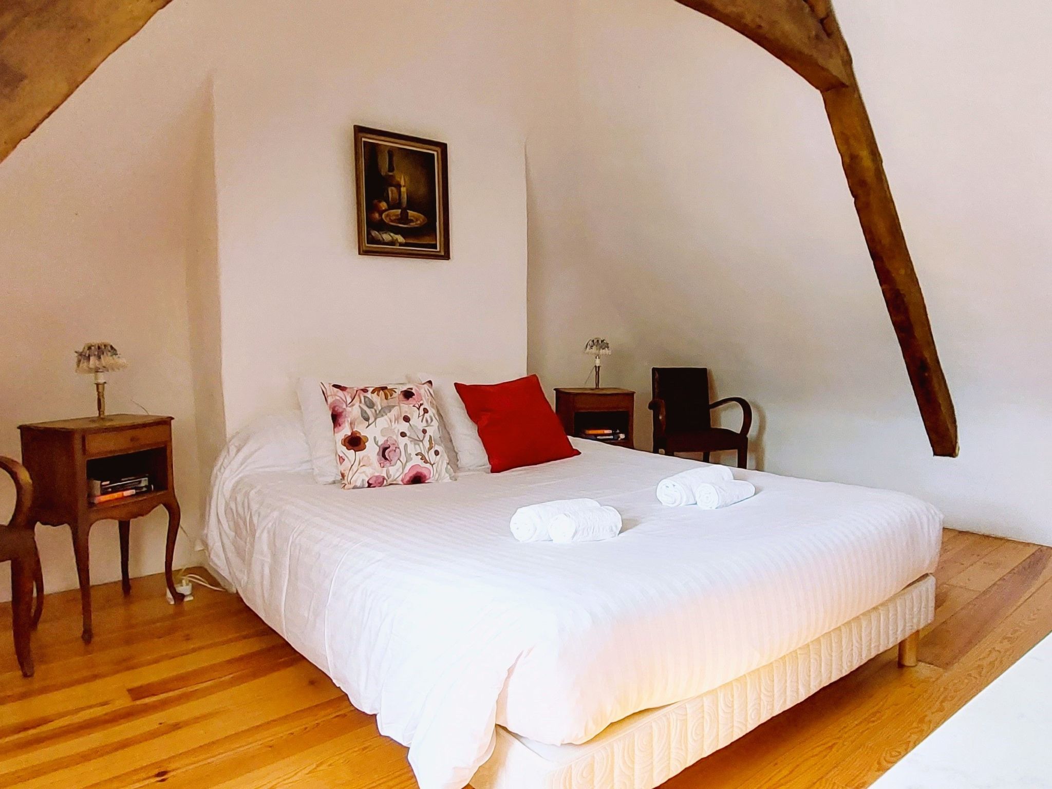 Le domaine des roseraies, Unterkunft Flaubert-Binnen