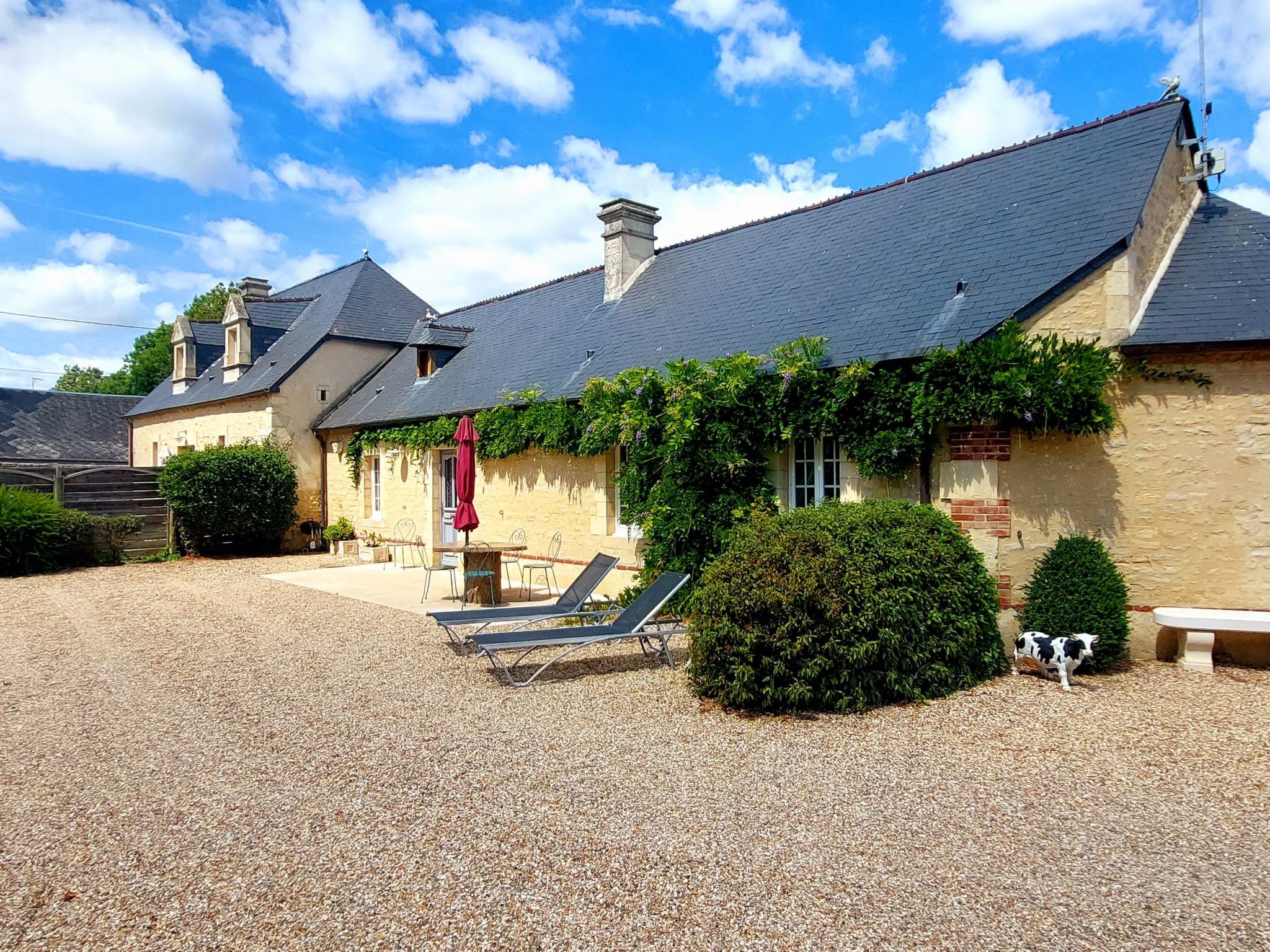 Le domaine des roseraies, gîte les roseraies-Binnen