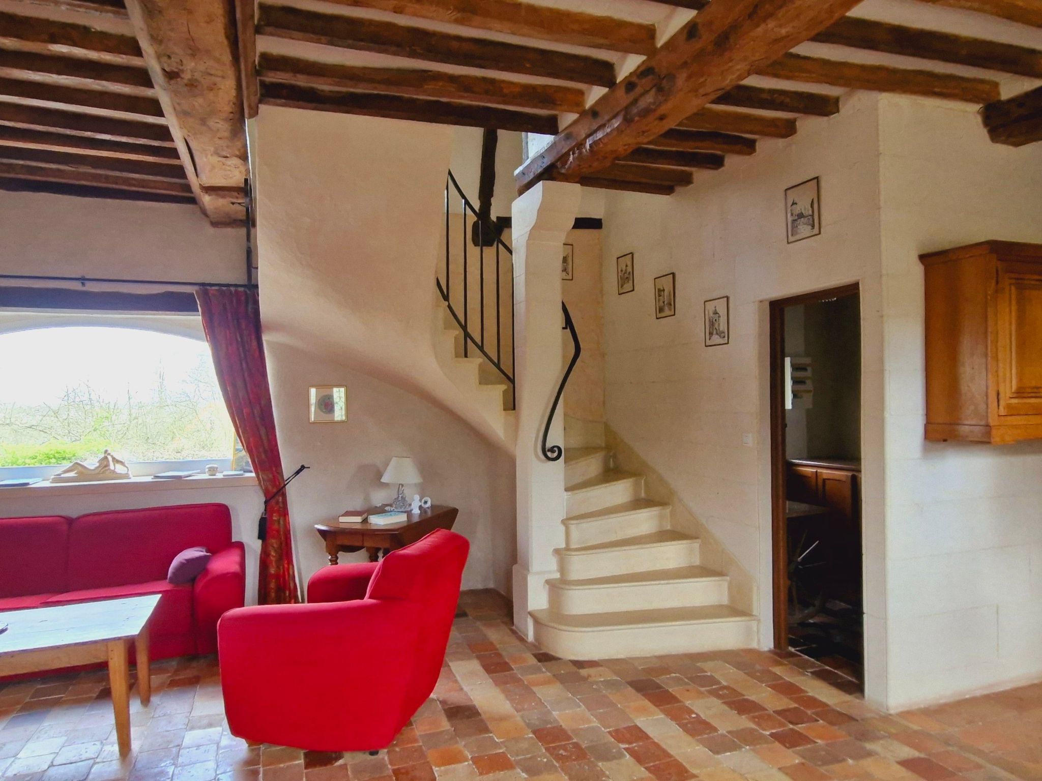 Le domaine des roseraies, gîte les roseraies-Binnen