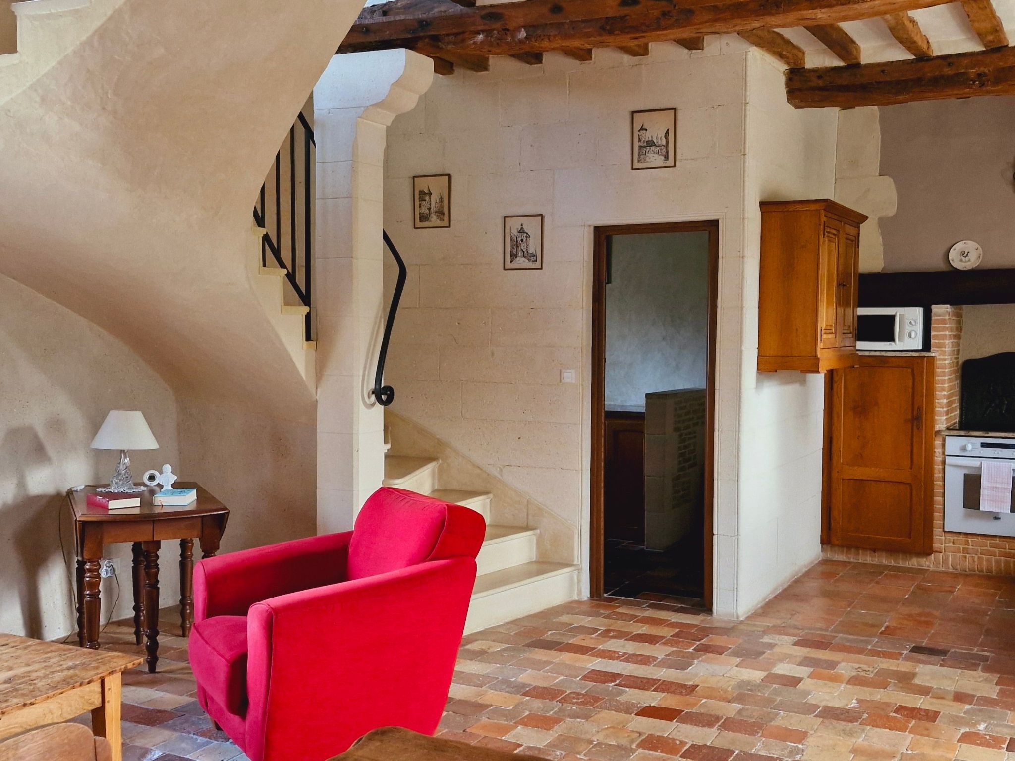 Le domaine des roseraies, gîte les roseraies-Binnen