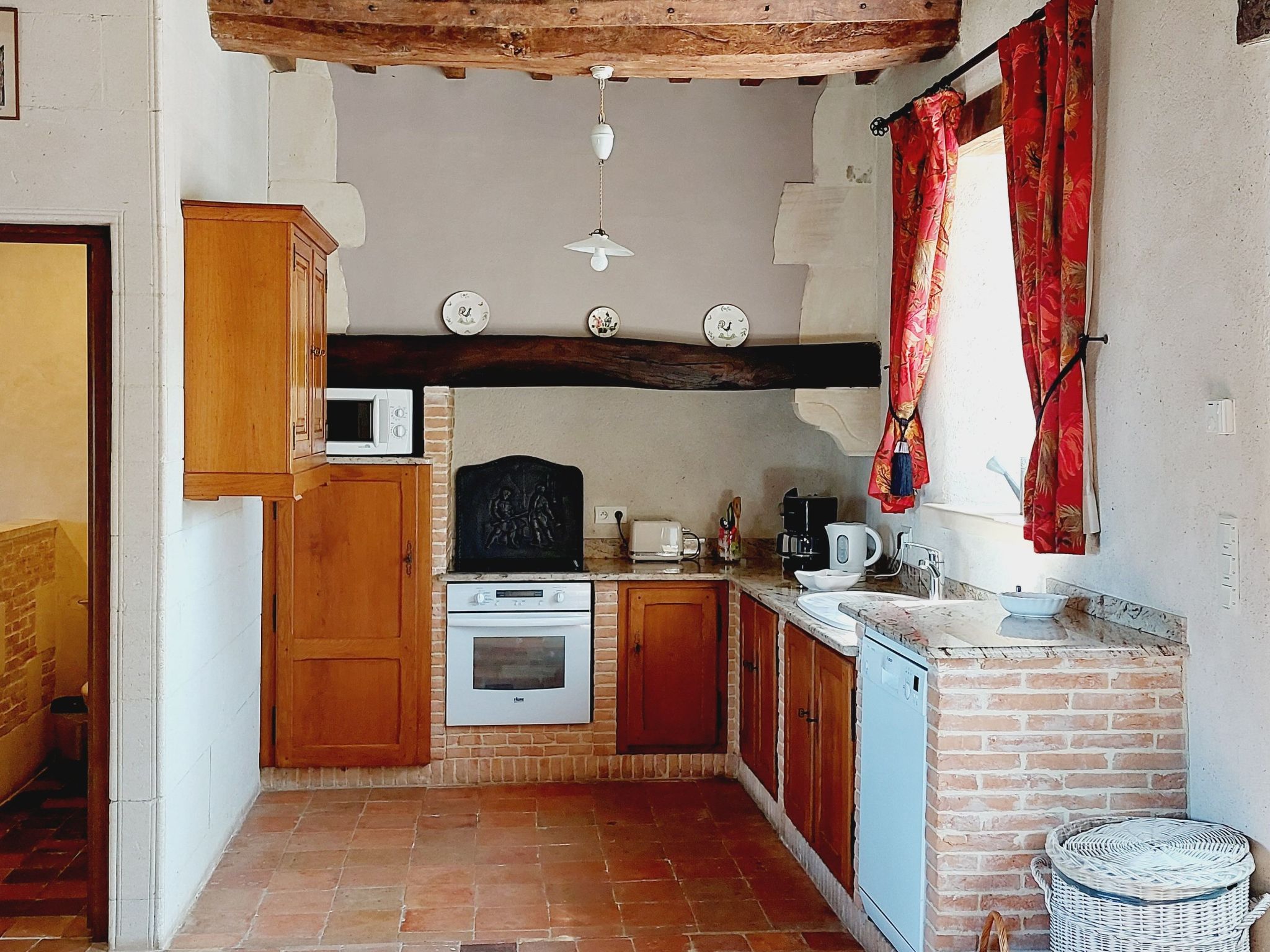 Le domaine des roseraies, gîte les roseraies-Binnen