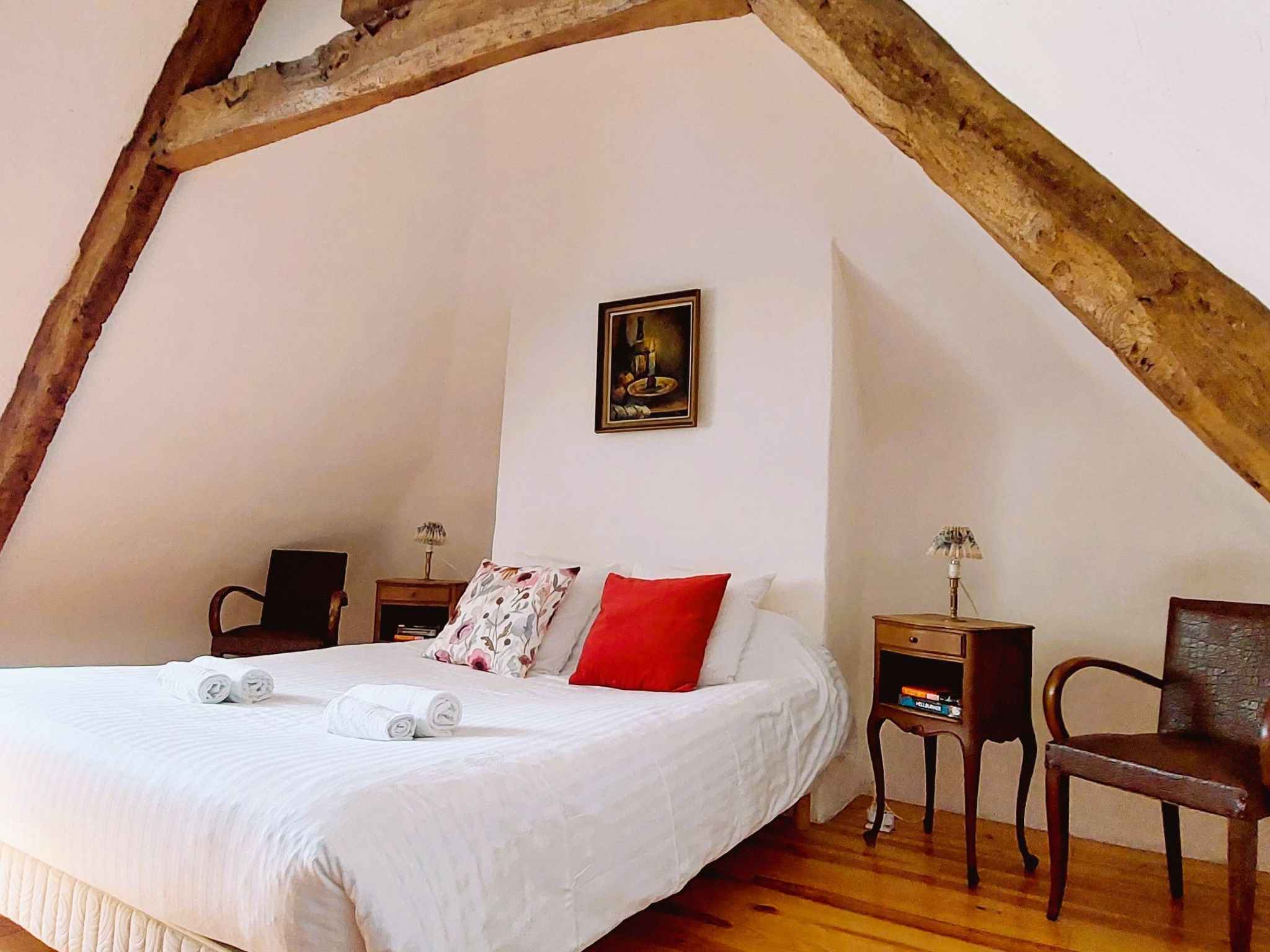 Le domaine des roseraies, gîte les roseraies-Binnen