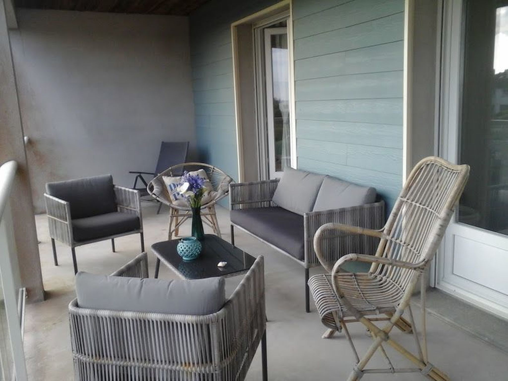 Robinson-Villa mit Meerblick, 50m vom Strand entfernt-Binnen