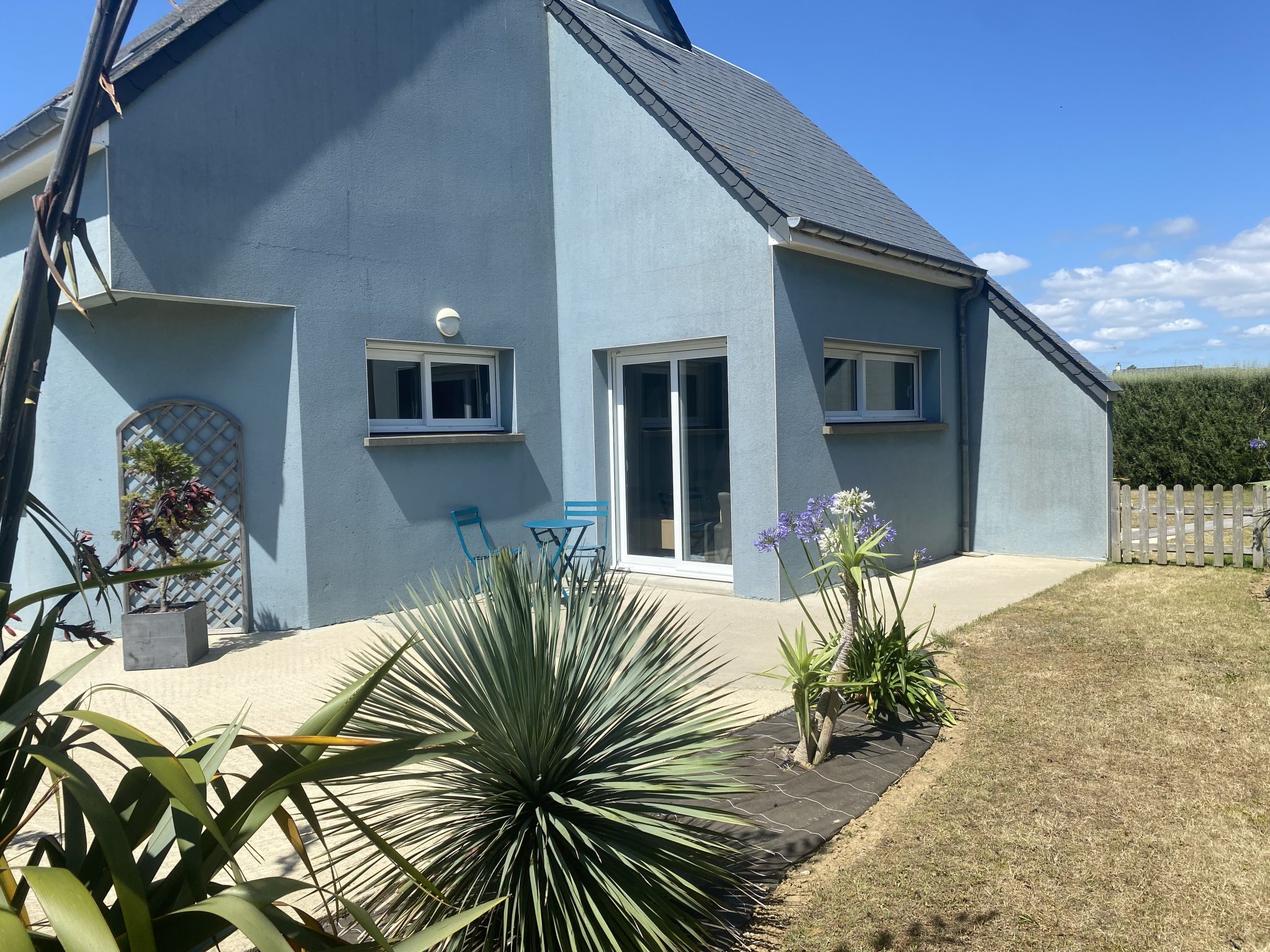 Blue House-Outside