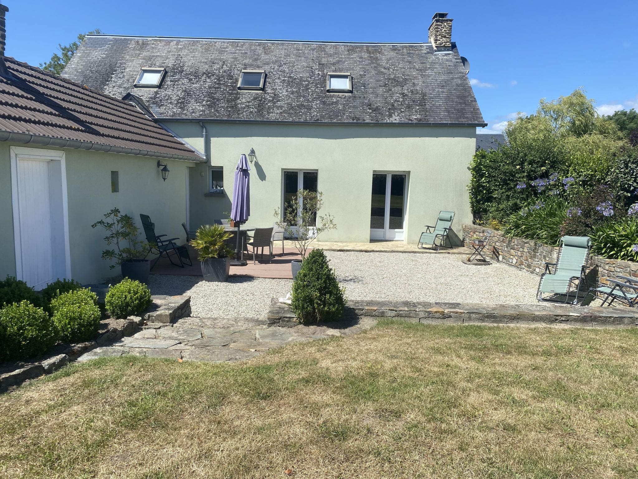 Cottage du Hamel es Clos-Draußen