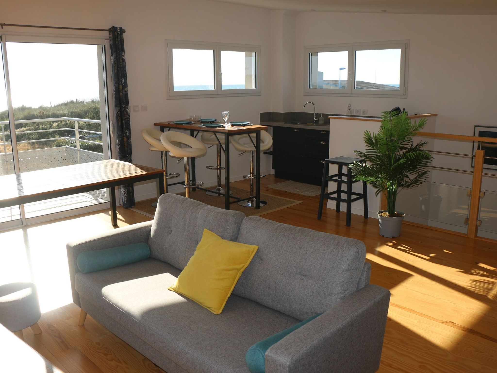 L'Escale dunes, Strände 20 Meter entfernt, Meerblick-Dedans