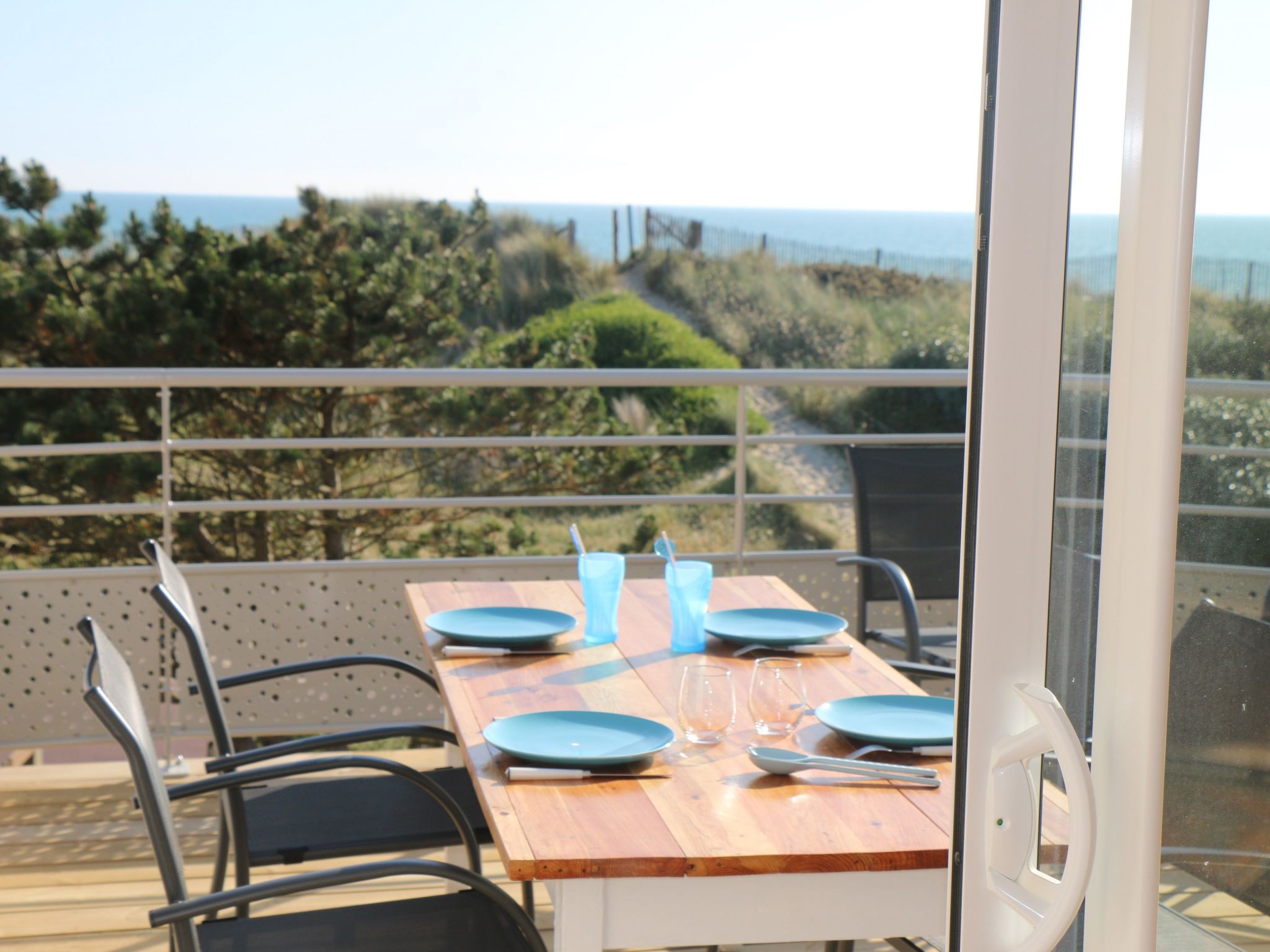 L'Escale dunes, Strände 20 Meter entfernt, Meerblick-Dehors