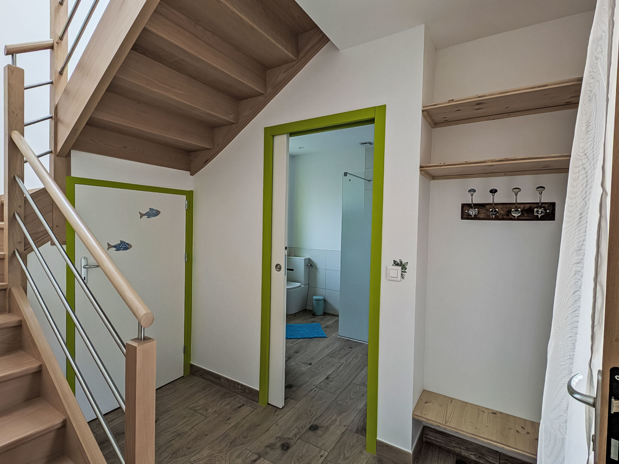 Gîte 2 "Le Bateau Yves" - Binnen
