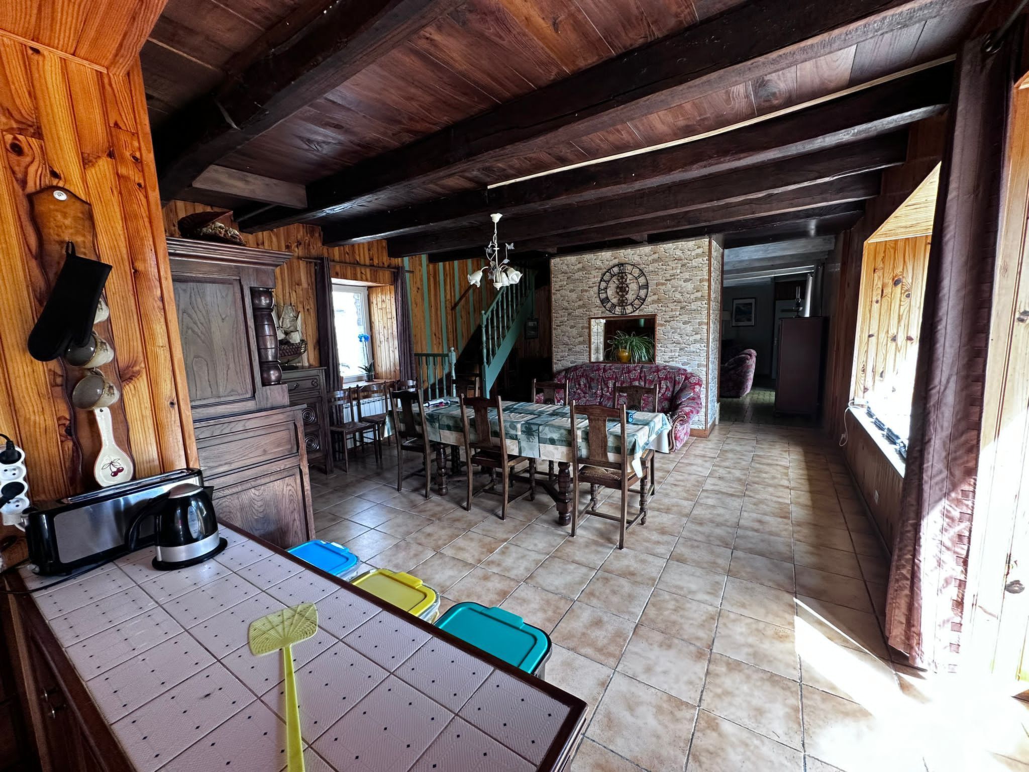 Longère mit Pool-Binnen