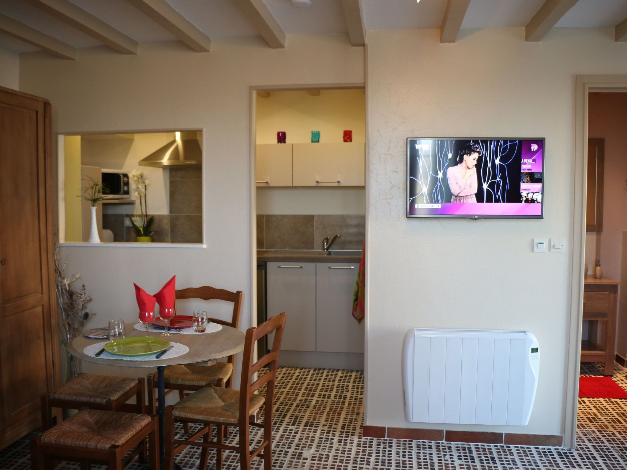 Kleines Studio auf dem Land für 2 Personen-Dedans