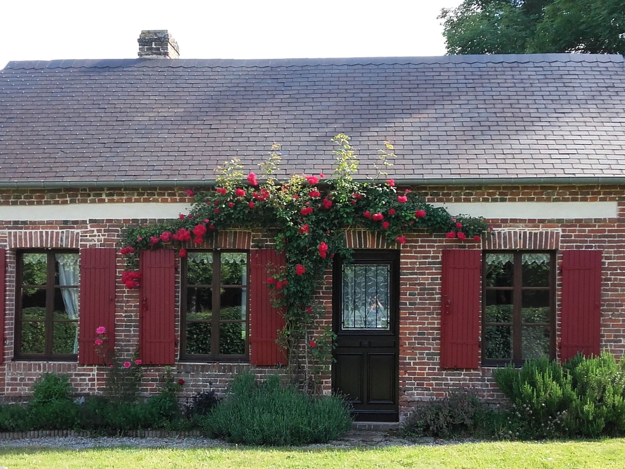 Vakantiehuis met omheinde tuin in Le Sap (Frankrijk) 1 hond is welkom