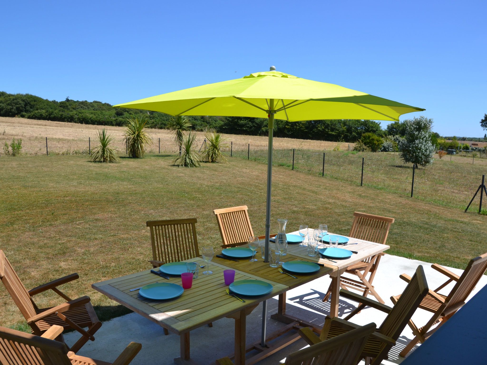 Für 7 Personen-Dehors