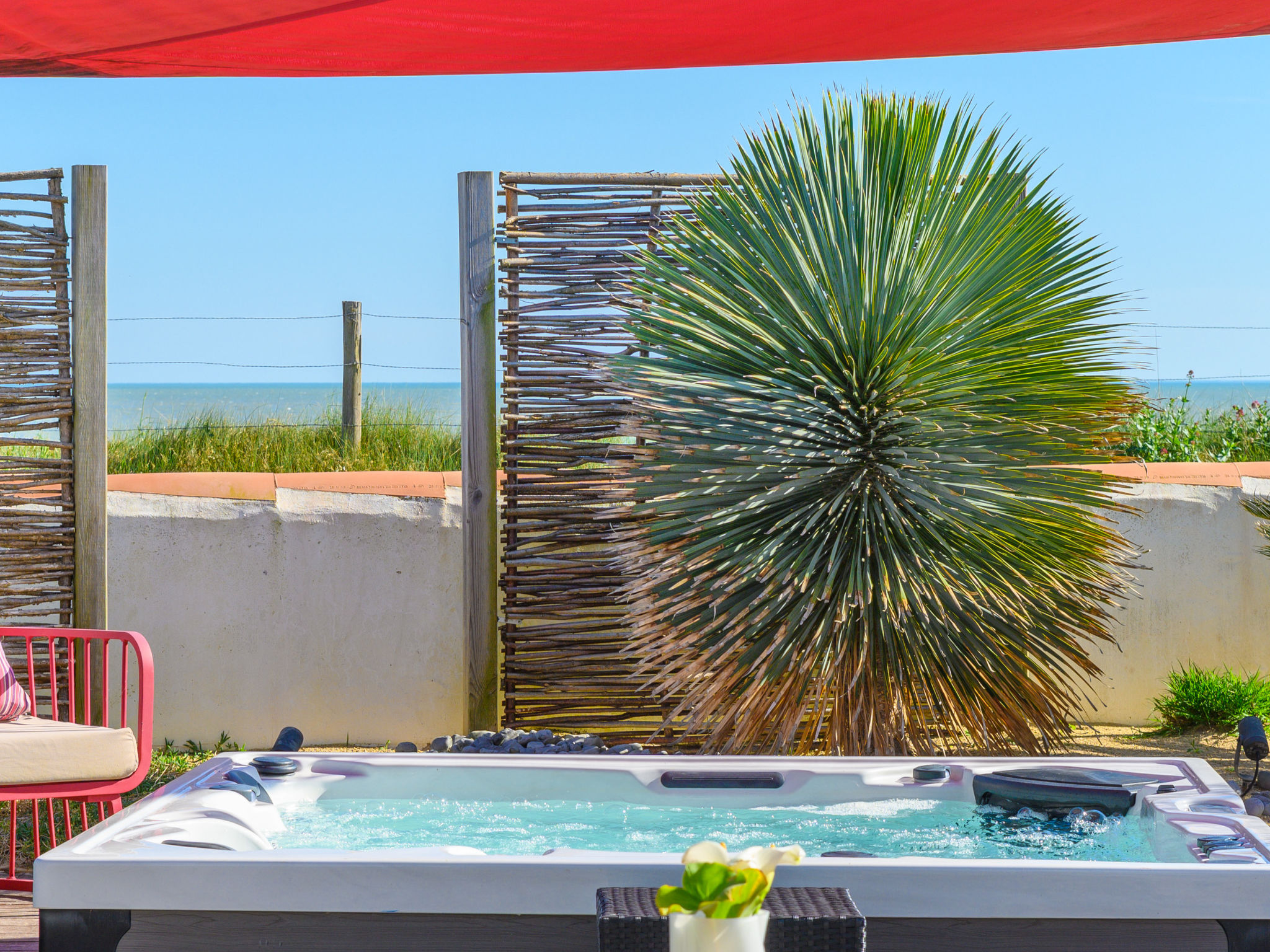 Confort et Relax à la Plage-Buiten