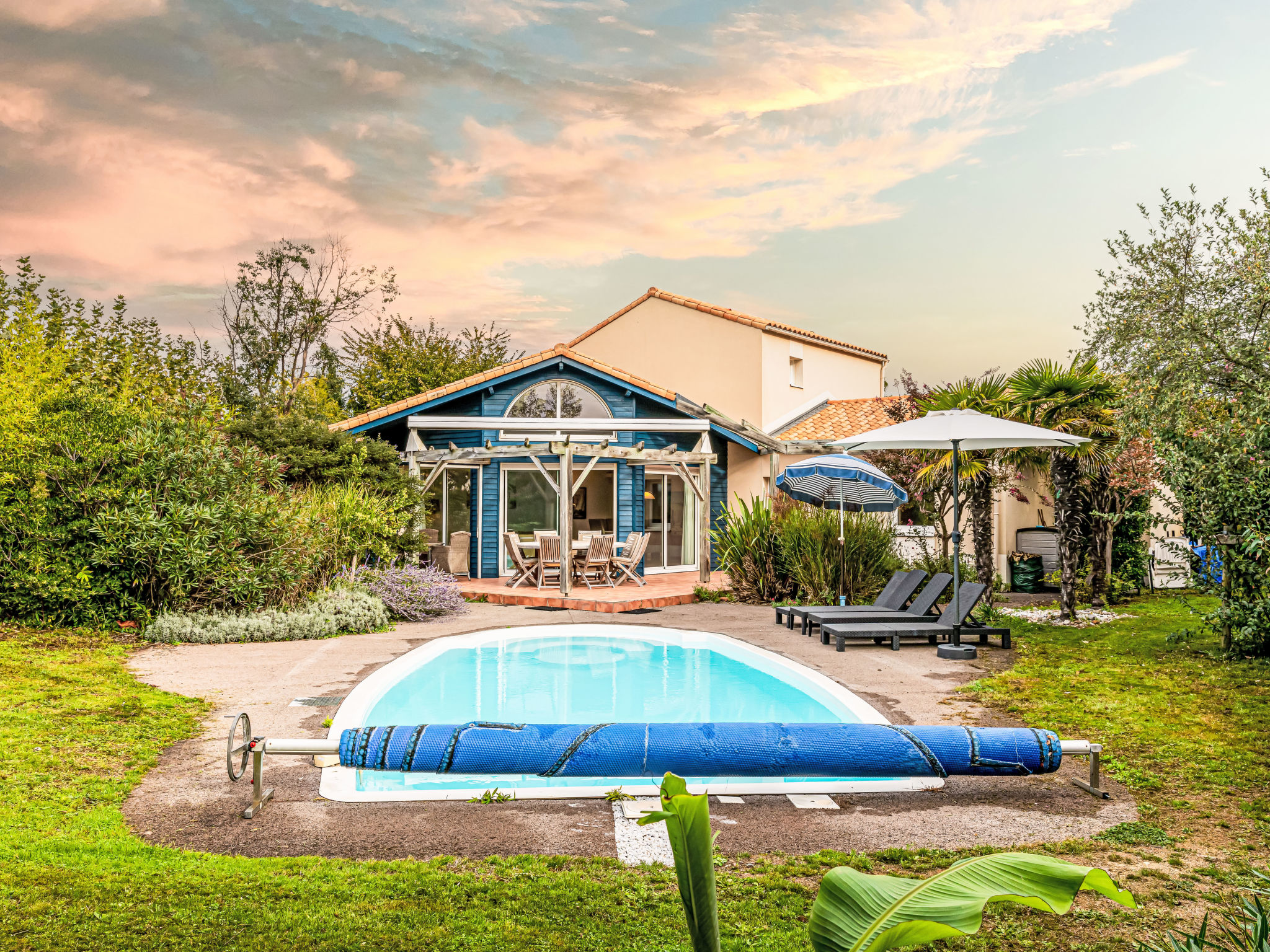 Maison Sequoia 8 personnes avec piscine privée à Chateau d'Olonne