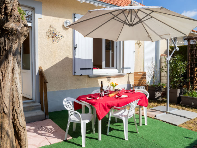 Op 300 m van zee: Knus vakantiehuis Le Cocon in La Bernerie-en Retz in La Bernerie-en Retz