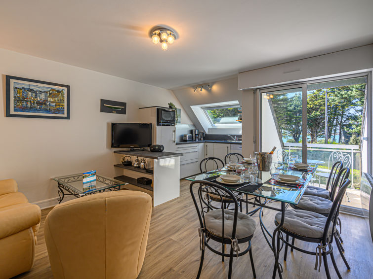 5-persoons appartement Phare de Kernevest direct aan zee in Saint Philibert