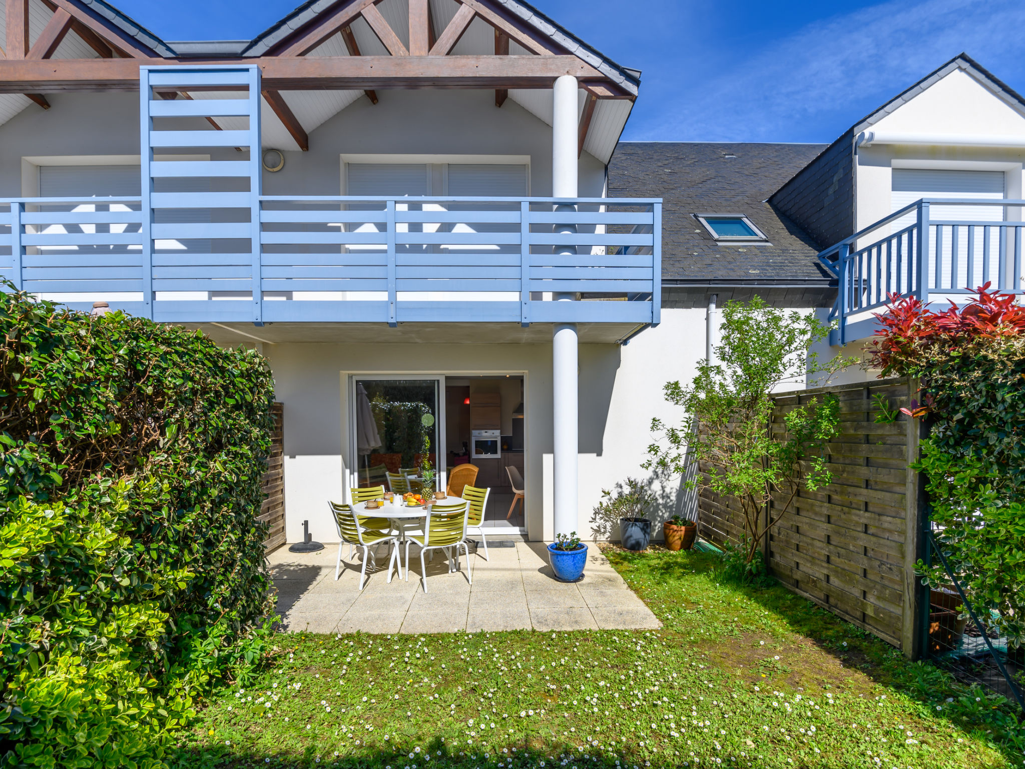 Vakantiehuis met omheinde tuin in Saint Philibert (Frankrijk) 1 hond is welkom